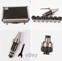 BT40 GT12 110L tapping collet set Tool Holder workholding with 7pcs collets