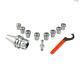 Bodee Bt40 Shnak 8 Pcs Er32 Collet Set Wrench In Fitted Strong Box