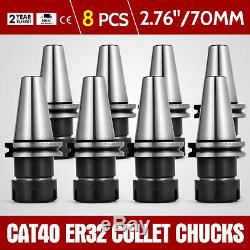 CAT40-ER32 COLLET CHUCK-8PCS CHUCKS & COLLETS Tool Holder Set