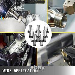 CAT40 Tool Holder ER16 Collet Chuck Set 8pcs 70mm for CNC Engraving Machine Mill