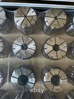 COLLET SET 30PCS With SILVER CASE, SEALED, NEVER OPEN THE PLASTIC COVER, ALL SIZES
