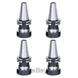 Collet Chuck Set 4Pcs CAT40 ER40 Collet Chuck Kit Gage Length 3.15 NEW