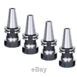 Collet Chuck Set 4Pcs CAT40 ER40 Collet Chuck Kit Gage Length 3.15 NEW