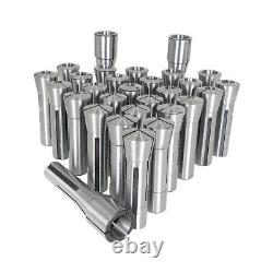 Collet Set Fractional 1/32 1 High Precision Fit For Bridgeport R8 29 PCS