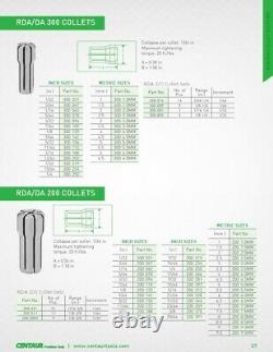 DA300 Precision Collet Set 14 Pcs. 3/64-1/4x1/64