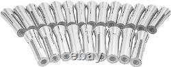 Durable 23pcs R8 Collet Set for Precision Milling Alloy Steel Construction