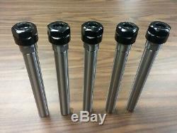 ER16 COLLET CHUCKS 3/4 x 6 W. STRAIGHT SHANK 5pcs-#ER16-CK346 Tool Holder Set