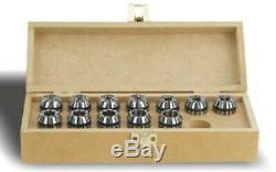 ER20 15pcs Inch Size Collet Set 1/16 1/2 x 32nds by YG1, High Quality
