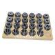 Er40 (15pcs) Collet Set Metric Size High Precision Spring Clamping Collet