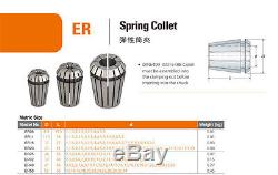 ER40 (15Pcs) Collet Set Metric Size High Precision Spring Clamping Collet