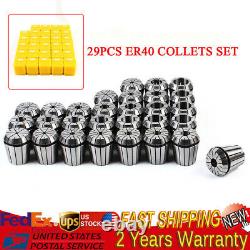 ER40 (29Pcs) Collet Set High Precision CNC Spring Clamping Collets