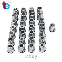 ER40 Collet 29Pcs Spring Collets Chuck Set 1/8- 1 Precision For Lathe