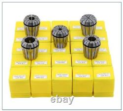 ER40 Collets Set 25pcs 2-26mm 65Mn 45Steel Accuracy 0.015mm for CNC Machine Tool