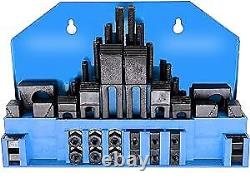 HFS 58 Pcs Hold Down Clamp Clamping Set Kit Bridgeport Mill 3/4 Slot 5/8 Stud