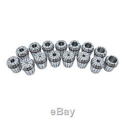 HFS(R) R8 Shank + 15 Pcs ER40 Collet Set + Wrench in Fitted Strong Box