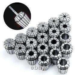 HSEAMALL 19PCS ER32 Precision Spring Collet Set, 2mm-20mm ER32 Collet Chuck fo