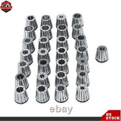 High Precision 29Pcs ER40 Spring Collet Set Milling Lathe Chuck Bit Holder Tool