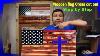 How To Make A Rustic Wooden American Flag With A Cross Cut Out Step By Step