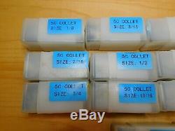 Interstate 5C Round Collet Set 1/8 to 1-1/8 Cap Qty 17 Pcs 09741901 Incomplete