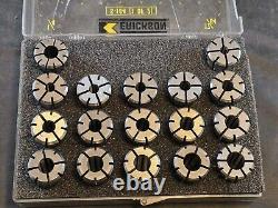 LOT OF 17 pcs COLLETS set Erickson Kennametal S-184 In Original Box