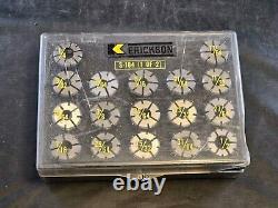 LOT OF 17 pcs COLLETS set Erickson Kennametal S-184 In Original Box