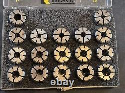 LOT OF 17 pcs COLLETS set Erickson Kennametal S-184 In Original Box