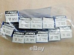 Lyndex INCOMPLETE 10 PCS R8 Collet Set 1/8-3/16 Increments of 1/16 810-SET-13