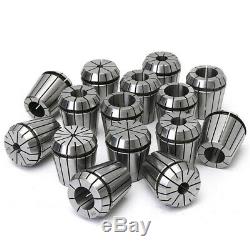 NEW 15Pcs 1/8 to 1 Inch ER40 Spring Collet Set for CNC Milling Lathe Tool
