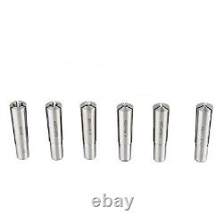 NEW PRECISION MT2 COLLET SET 3-12mm 6PCS TIR0.0004/10m CNC MILL TOOL USA SELL