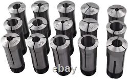 New15Pcs 5C Collet Set Fit for Machining Turning