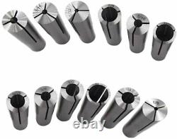 New 3MT Morse Taper Collet 12 Pcs Set 1/8\ 3/4\ With 3/16 1/4 3/8 1/2 5/8 C