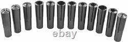 New 3MT Morse Taper Collet 12 Pcs Set 1/8\ 3/4\ With 3/16 1/4 3/8 1/2 5/8 C