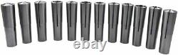 New 3MT Morse Taper Collet 12 Pcs Set 1/8\ 3/4\ With 3/16 1/4 3/8 1/2 5/8 C