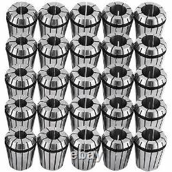 OrangeA 25 Pcs Collet Set ER32 Collet Chuck 1/16 inch-3/4 inch Holder Spring