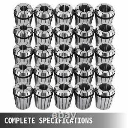 OrangeA 25 Pcs Collet Set ER32 Collet Chuck 1/16 inch-3/4 inch Holder Spring