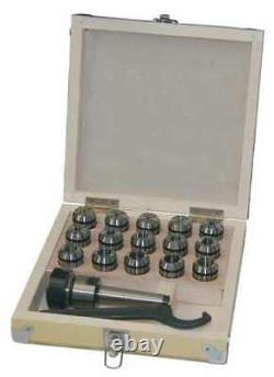 Palmgren 5Txf8 Collet Set WithChuck, Er 25,10 Pcs