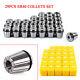 Precision Er40 Collet Set 29pcs Collet Chuck 1/8-1 Tool For Cnc Milling Lathe