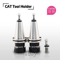 SFX 4Pcs ER32 Collet Set CAT40-ER32-100 4 Chucks Collet CNC Milling Tool Holder