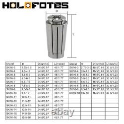 SK Collet SK10 SK16 SK20 SK25 Collet Chuck Set CNC Lathe Machining Mill Cutter