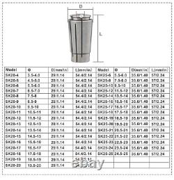 SK Collet SK10 SK16 SK20 SK25 Collet Chuck Set CNC Lathe Machining Mill Cutter