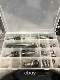 Schaublin Tool Holder and Collet Set. 17pcs EXCELLENT CONDITION