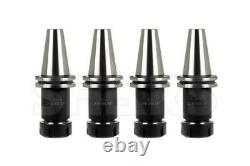 Shars 4pcs Set CAT40 ER32 Collet Chuck Tool Holder 4 Balanced G2.5 20000RPM M