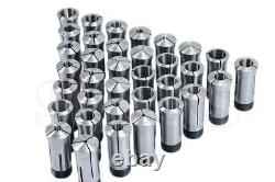 Shars 57 PCS 5C Collet Set 1/8 1 by 64ths NEW R