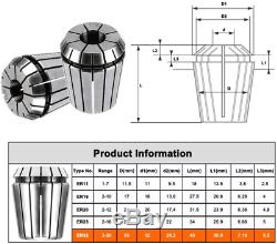 Silivn 26Pcs Er32 Spring Collet Set For Cnc Engraving Machine And Milling Lathe