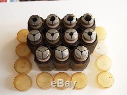 South Bend Original Type 2 Collet Set 11 pcs In Original Containers
