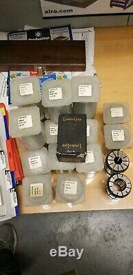 TG150 Collet SET/ LOT, 16 of 20 pcs are NEW, CENTAUR, LYNDEX, 1/2 TO 1.5 150TG
