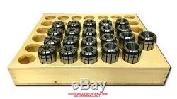 TG-100 Precision COLLET 21 pcs SET (3/8-1 by 32nds), 100-SET21 Free Shipping