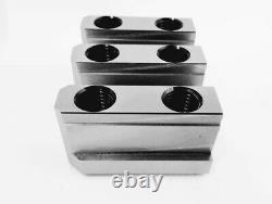 Turner 15 Jaws Double Step T-nuts Set 3 Pcs For B-15 Kitagawa Cnc Lathe Chucks