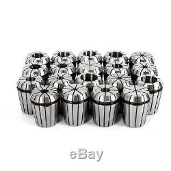 USA Precision ER32 Collet Chuck MT2 M10 Shank with19Pcs Collets Set TOP