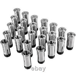 VEVOR 5C Collet Set, Lathe Collet 24 pcs for 3-26 mm, Precise 5C Collet Holder